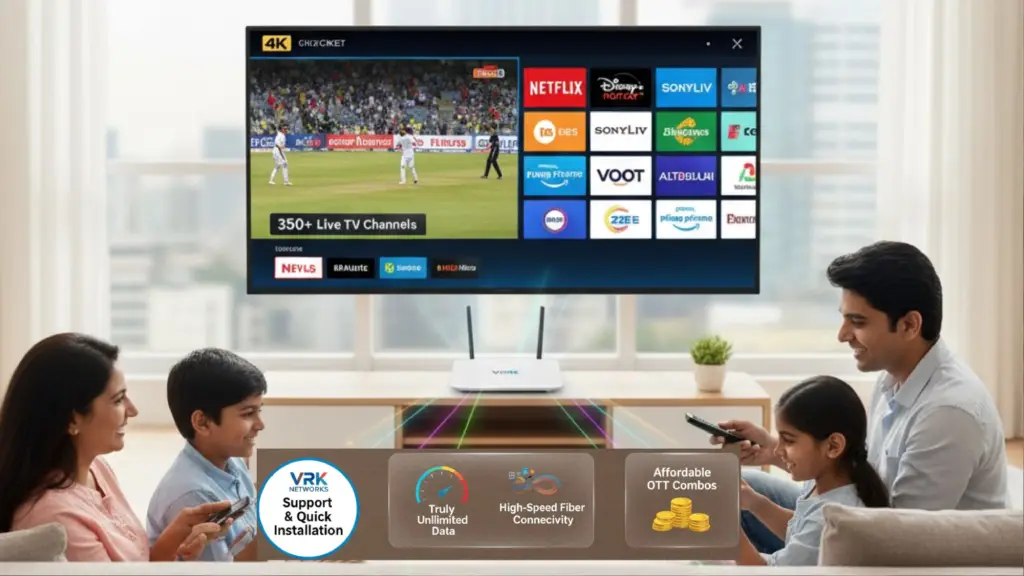 What Makes VRK Networks the Best Broadband in Navi Mumbai.